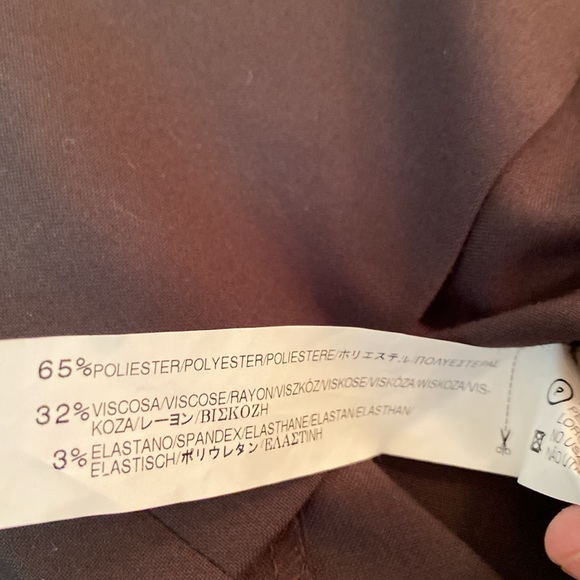 ZARA Basic - brown midi skirt. Size 8 - Picture 4 of 10